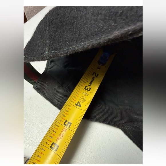 GUCCI Baseball Cap Sz S 57 cm Black Hat - Picture 3 of 14